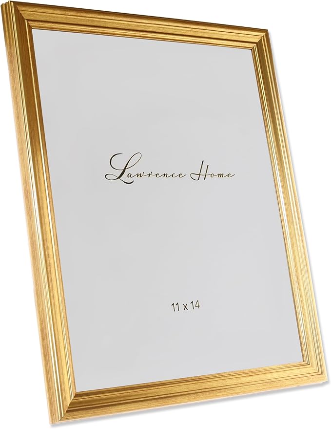 Lawrence Frames 11x14 Sutter Burnished Gold Picture Frame - Image 3