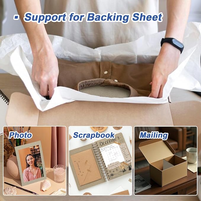 25 Sheets 9 x 12 Inch Book Board Thick Grey Chipboard Sheets 2 mm 80 PT - Image 6