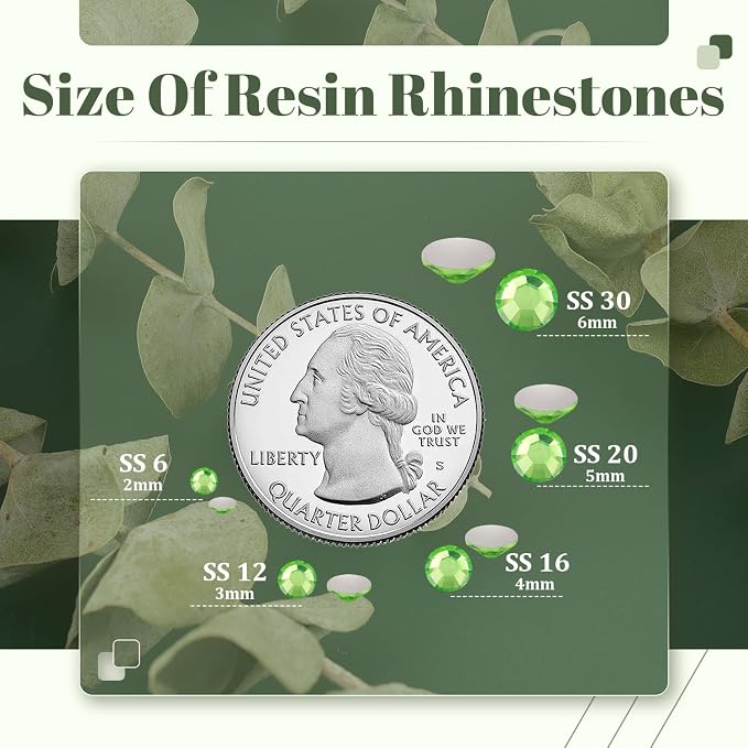 8000PCS 3mm Resin Rhinestones Bulk - Image 3