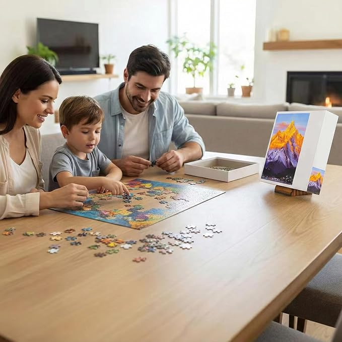 Jigsaw Puzzle Box Lid Stand, Puzzle Lid Holder Display, 4 x 2 inch Puzzle - Image 5