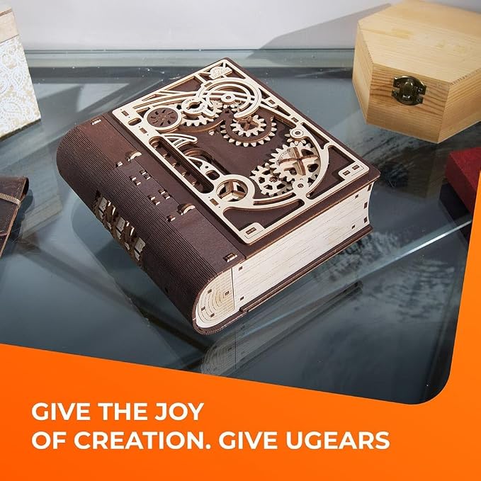 UGEARS Book of Secrets 3D Wooden Puzzles - Image 4