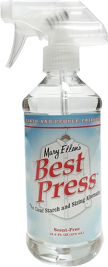 Mary Ellen's Best Press Clear Starch Alternative 16.9oz, Scent-Free, Model by Mary+Ellen+Products