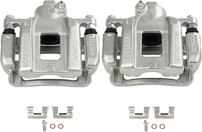 SCITOO 18B5540 18B5541 Rear Left & Right Disc Brake Calipers Assembly w/Bracket For Cadillac For ATS 2013-2019,For Cadillac For CTS 2014-2019