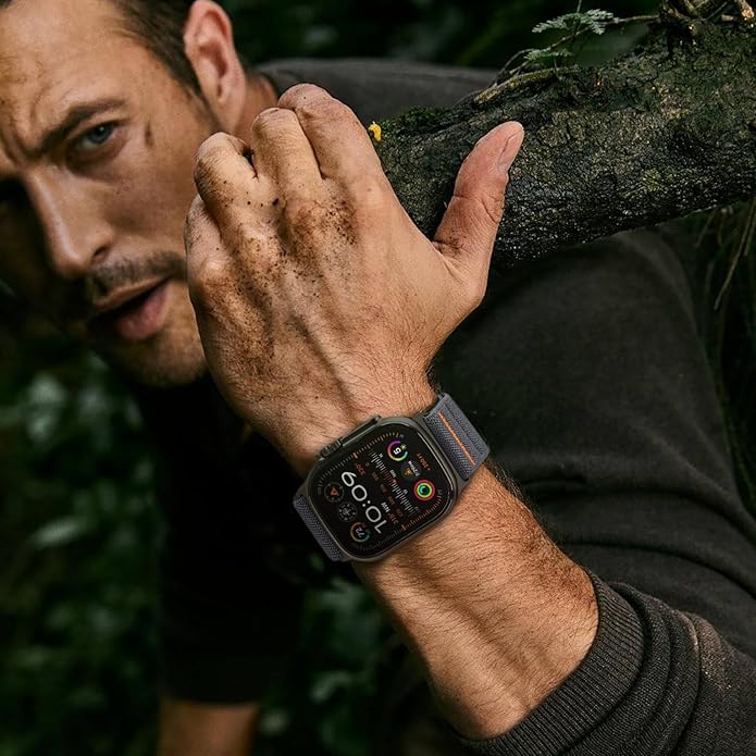 Suitisbest Sport Bands Compatible with Apple Watch Ultra Band 49mm 46mm 45mm 44mm 42mm 38mm 40mm 41mm Men Women, Stretchy Nylon Sport Loop Strap with S-Hook for iWatch Series 10 Ultra SE 9 8 7 6 5 4 3