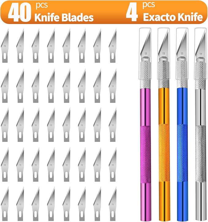4PCS Exacto Knife, Hobby Knife Craft Knifes - Image 2
