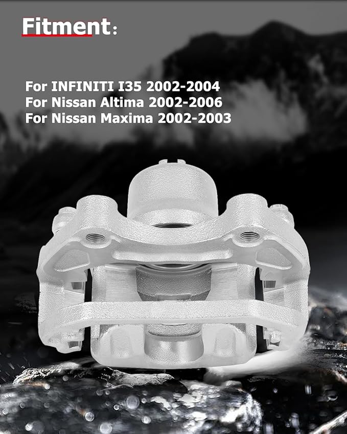 cciyu Front Left & Right Brake Calipers Assembly w/Bracket 19B2690 19B2691 2002 2003 2004 For Infiniti For I35,2002 2003 2004 2005 2006 For Nissan For Altima,2002 2003 2008 For Nissan For Maxima