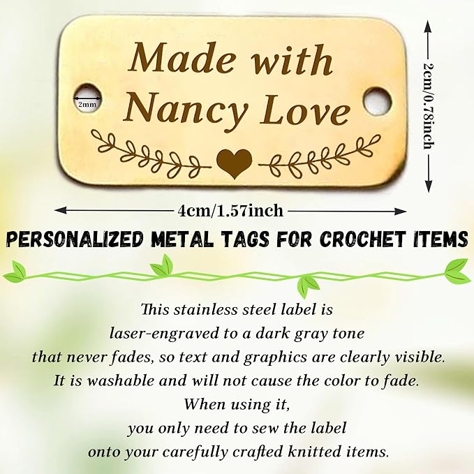 10-100Pcs Personalized Metal Tags - Image 3