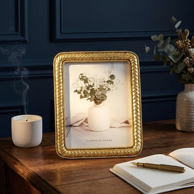 8x10 Gold Picture Frame, Ornate Resin Photo Frame - Image 8