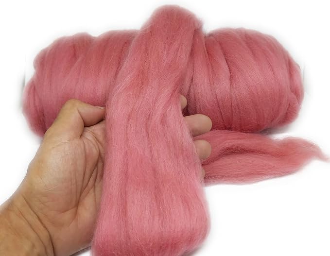 Kondoos Colored Natural Wool roving, 1 lb. Best Wool - Image 6
