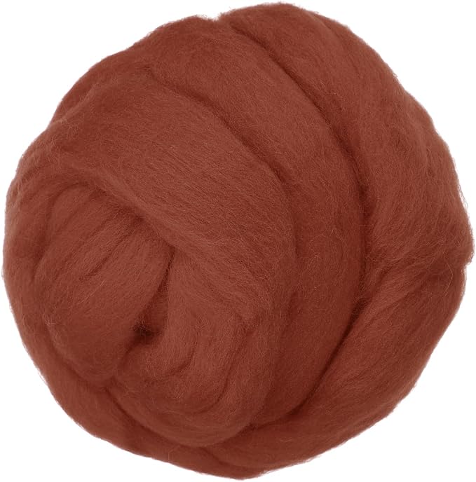 PATIKIL Wool Roving Yarn, 150G/5.3OZ Soft Felting Wool Pure Chunky Roving Yarn by PATIKIL