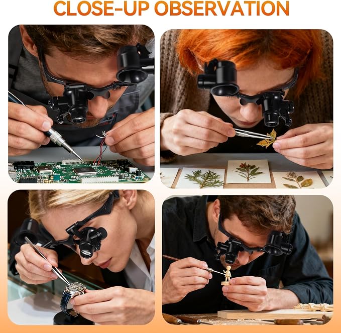 MLOGIROA Head Magnifying Glass - Image 7