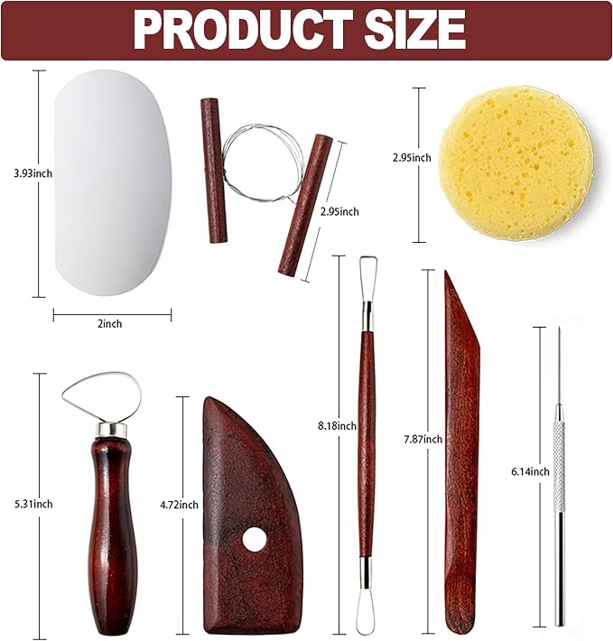 LINPHCEY 8-Piece Clay Sculpting Tools Set Perfect - Image 2