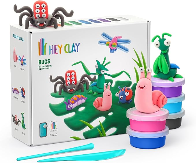 HEY CLAY Set - Colorful Modeling Air Dry Clay Kit by HEYCLAY