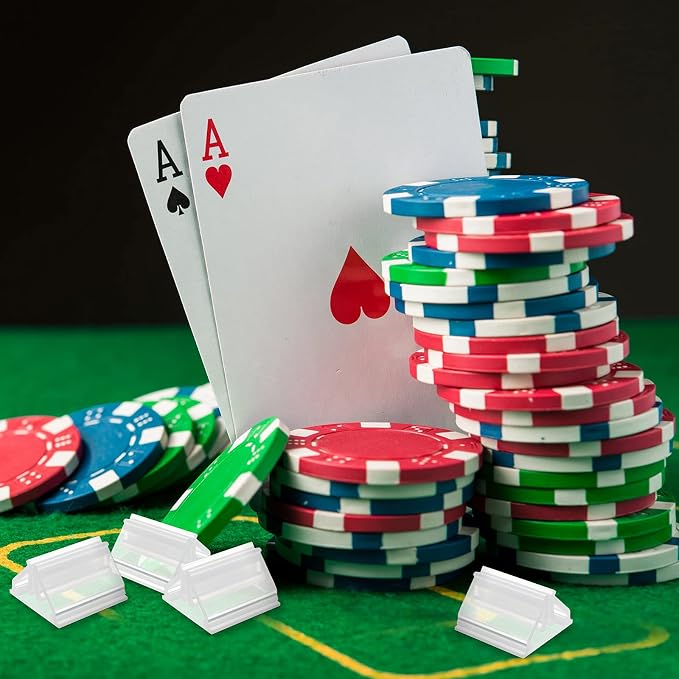 Maitys 24 Pcs Plastic Game Piece Card Stands Holder Plastic Board Pieces - Image 5