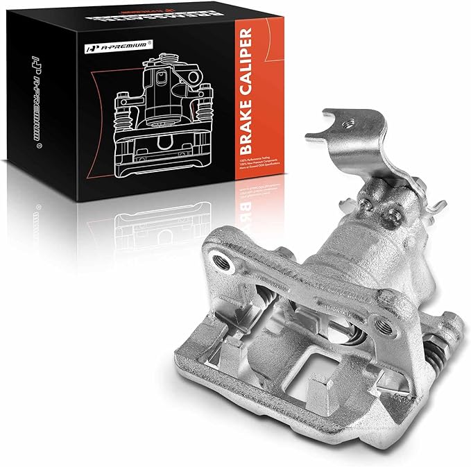 A-Premium Disc Brake Caliper Assembly with Bracket Compatible with Select Honda and Acura Models - Accord 2008-2012, TSX 2009-2014 - Rear Left Driver Side