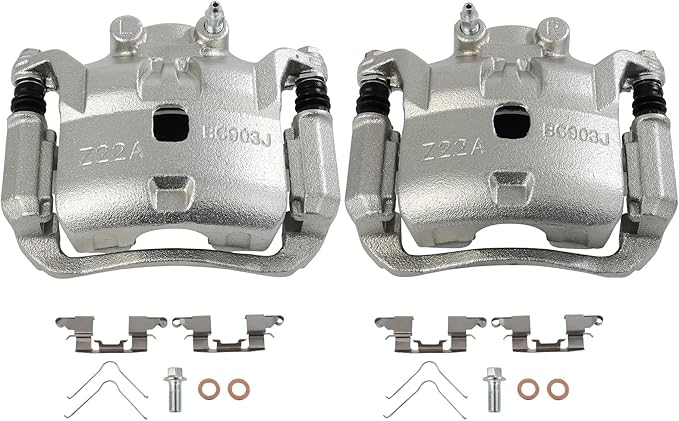 SCITOO 19B6860 19B6861 Front Left & Right Disc Brake Calipers Assembly w/Bracket For Nissan For March/For Micra/For Versa/For Versa Note