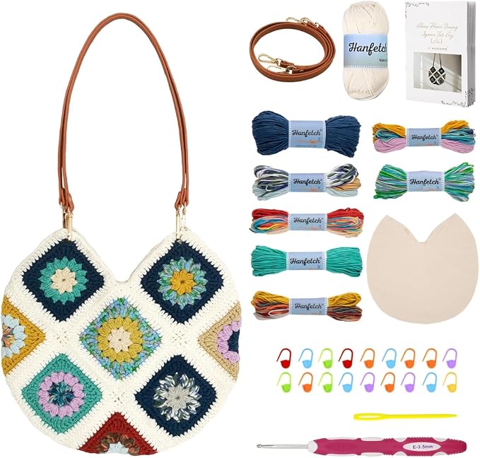 Hanfetch Crochet Kit for Advanced or Intermediate Beginner, Step by Step Video by Hanfetch