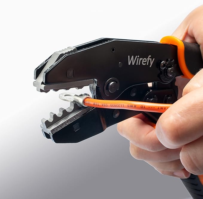 Wirefy Crimping Die for Non-Insulated Terminals - 20-8 AWG
