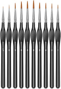 10Pcs Micro Paint Brushes Set by Unknown