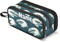 Custom Eagles Head Pencil Case Box Boys Girls Personalized Name Large Pencil by BOENLE-WELCOMEYOURCOMING