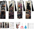 VIGEGU 4 Pcs Cross Stitch Kits for Beginners, Gothic Style Stamped Cross Stitch by VIGEGU