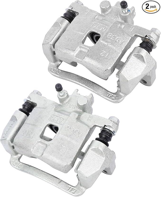 cciyu Rear Left & Right Brake Calipers Assembly w/Bracket 19-B2067A 19-B2066A For Saab For 9-2X 2005-2006,For Subaru For Forester 2004-2008,For Subaru For Impreza 2004-2007