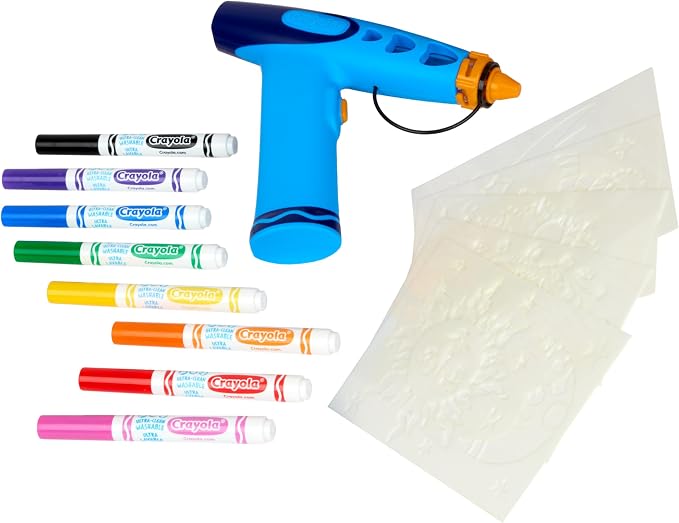 Crayola Marker Airbrush Spray Art Kit, Battery-Powered Sprayer - Image 3