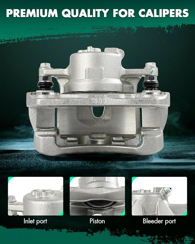 SCITOO 19B3196 19B3197 Front Left & Right Disc Brake Calipers Assembly w/Bracket For Toyota For RAV4 2006-2018