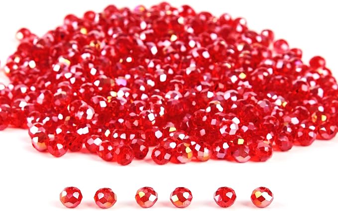 1200Pcs 4mm Crystal Glass Beads - Image 6