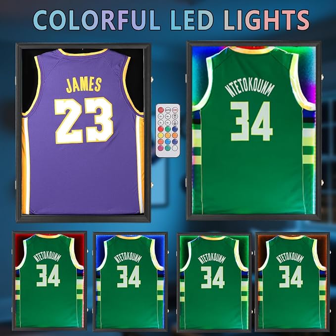 IHEIPYE LED Jersey Frame Display Case - Image 2