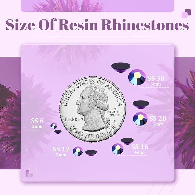 4000PCS 5mm Resin Jelly Rhinestones in Bulk, Bedazzling Flatback Crystals - Image 3
