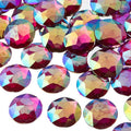 John Bead 200 Pieces 20mm, Fuchsia AB, Acrylic Round Flat Back Rhinestones by JohnBead