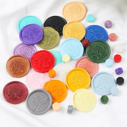 1200 Pcs Assorted Color Wax Seal Beads Bulk, Premium Stamp Sealing Pellets Kit - Image 5
