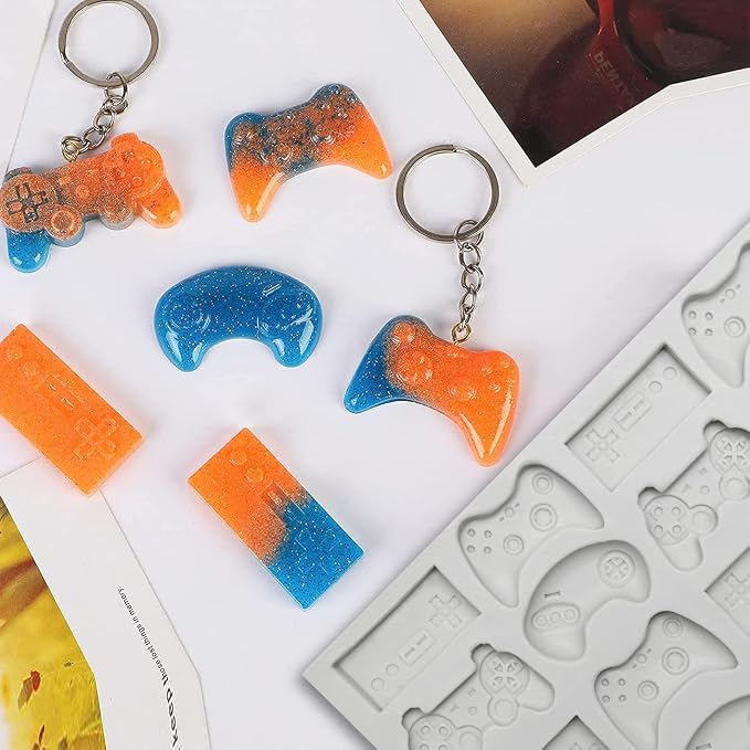 SAKOLLA Game Controller Silicone Molds, 16 Cavity Video Game Controller Molds - Image 5
