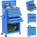 Rolling Tool Chest with Wheels, 8-Drawer High Capacity Tool Box with Wheels, Removable Storage Toolbox with Lock for Garage, Workshop