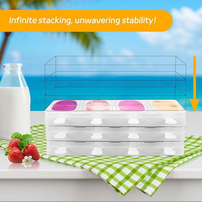 Stackable Popsicles Molds, BPA-Free Popsicle Molds - Image 5