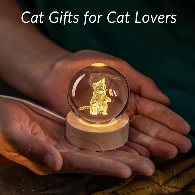 IFOLAINA 3D Cat Crystal Ball Ideas Gifts - Image 3