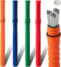 Tandefio 4 Pcs Welding Rod Storage Tube 40 Inch Tig Rod Storage Canisters Welding Electrode Holder Airproof Waterproof Container(Red, Blue, Green, Orange)
