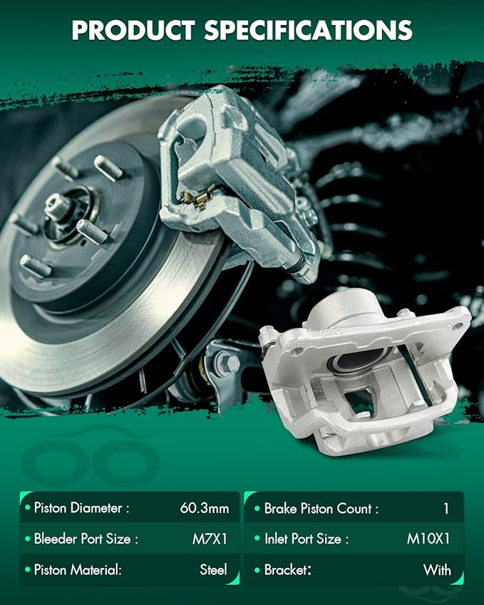 SCITOO 19B1975A Front Right Disc Brake Caliper Assembly w/Bracket For Lexus For RX300 1999-2001