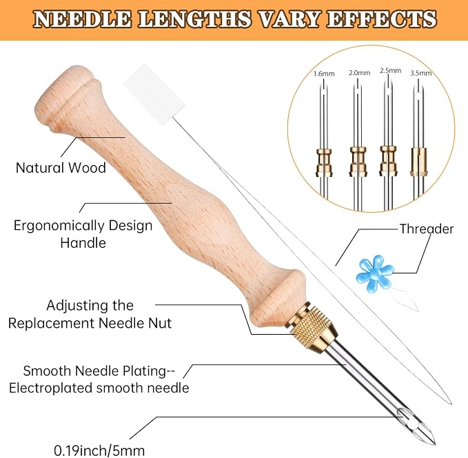 4 Sets of Punch Needle Kit - Image 3