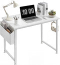Lufeiya White Small Desk for Bedroom by LUFEIYA