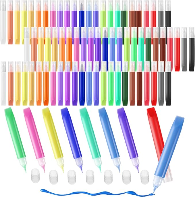 Motipuns 96 Pcs 96 Pcs Suncatcher Paint Pens by Motipuns