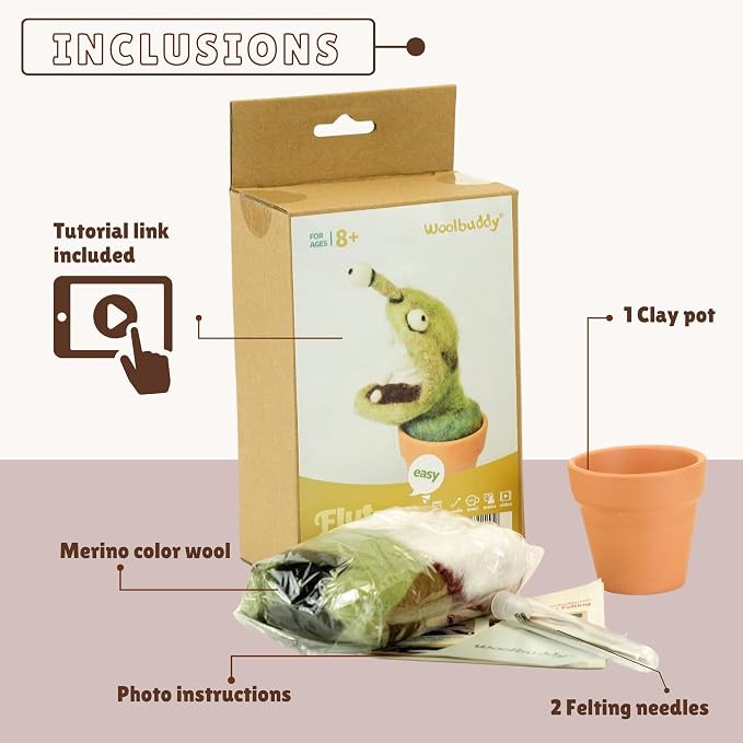 Woolbuddy Needle Felting Starter Kit - Image 3