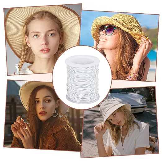 OLYCRAFT 50 Yards/45.7m White Wire Cotton Covered Cloth Covered Stem Floral Wire - Image 6