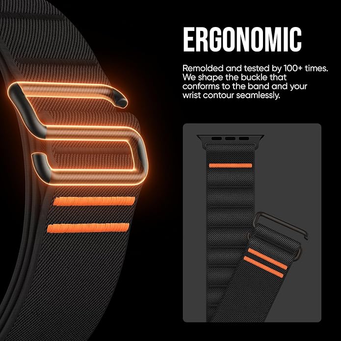 Suitisbest Sport Bands Compatible with Apple Watch Ultra Band 49mm 46mm 45mm 44mm 42mm 38mm 40mm 41mm Men Women, Stretchy Nylon Sport Loop Strap with S-Hook for iWatch Series 10 Ultra SE 9 8 7 6 5 4 3