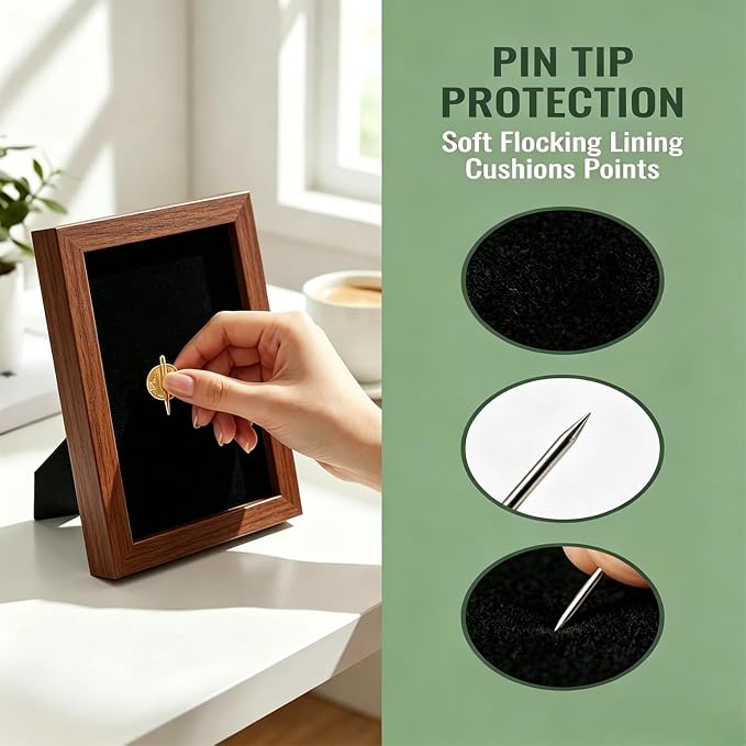 Pin Display Case, Enamel Pin Collection Display - Image 4