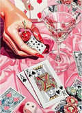 Poker Cross Stitch Kits, Embroidery Starter Kit by Unknown