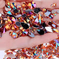 1000pcs AB Colorful Rhinestones Crystal Gems, Flatback Acrylic Gemstone Jewels by UYTRDVG