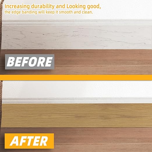 GSCIT Club Oak Wallpaper, 24 inch X 25ft Self Adhesive Wood Grain Repair Tape Patch for Tables, Chairs, Baseboards, Doors, Windows, Floors, Handicraft DIY.