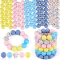 ASTARON 100 Pcs 15mm Silicone Beads by ASTARON